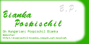 bianka pospischil business card